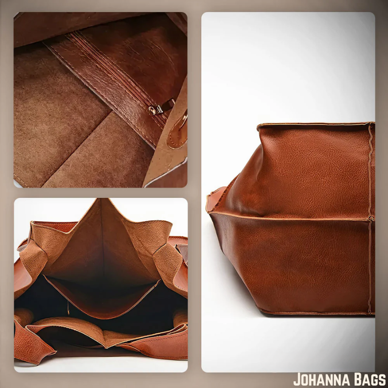 Laura™ | Bolso Vintage de Cuero Vegano con Estilo Atemporal