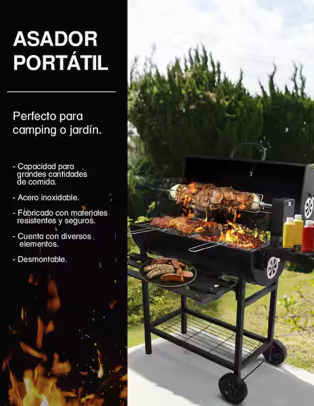 Asador carbón BBQ