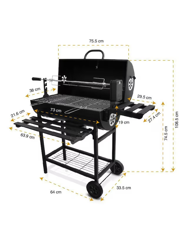 Asador carbón BBQ