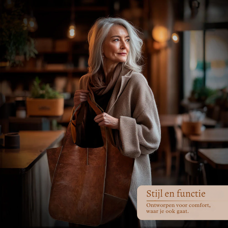 Laura™ | Bolso Vintage de Cuero Vegano con Estilo Atemporal