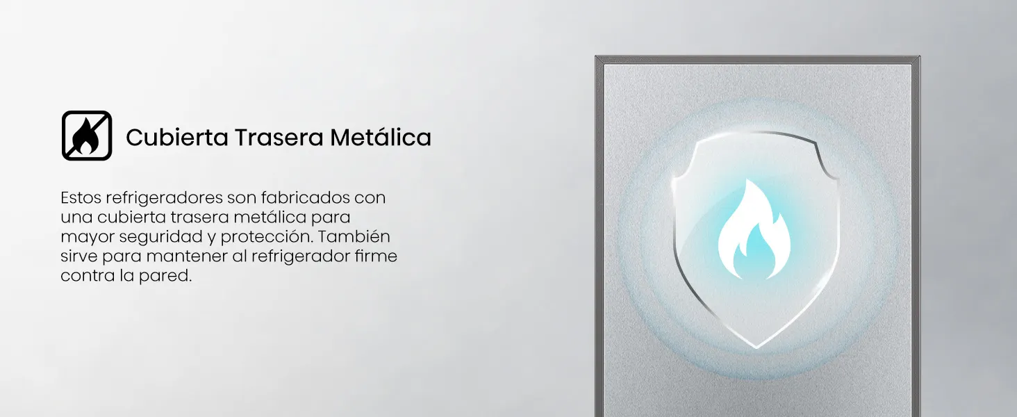 Cubierta Trasera Met&aacute;lica