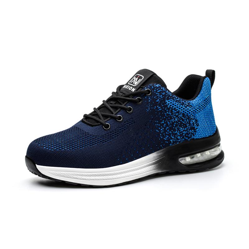 NIEION Zapatos De Seguridad, Tenis De Seguridad, Anti-Smash Anti-Puncture, Zapatos De Seguridad Para Mujer, Zapatos De Seguridad Para Hombre, Zapatos De Trabajo Para Mujer Y Hombre