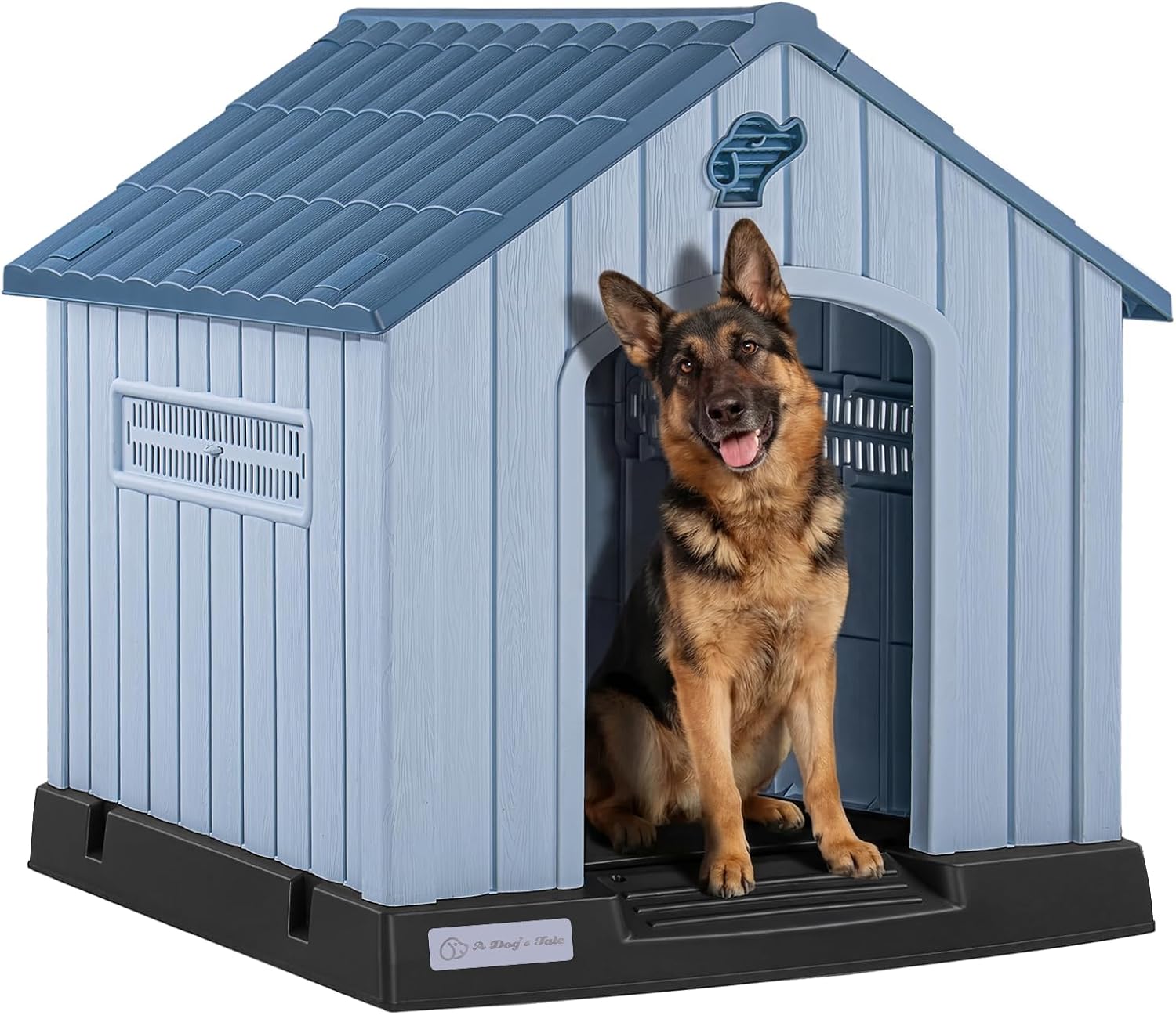 Caseta grande para perros, para interiores y exteriores