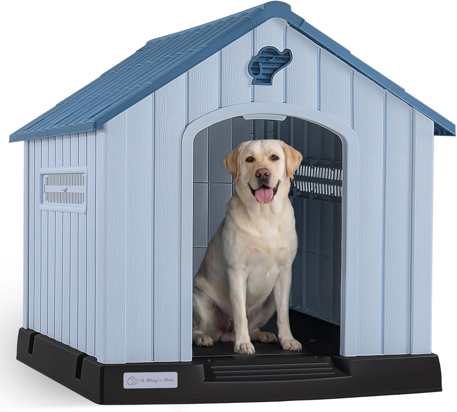 Caseta grande para perros, para interiores y exteriores