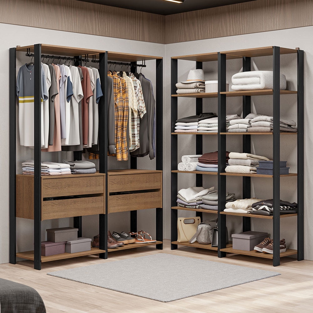 Ropero Closet Madesa Valencia 358cm MN 03