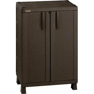 Armario Mediano Rattan Color Wengue