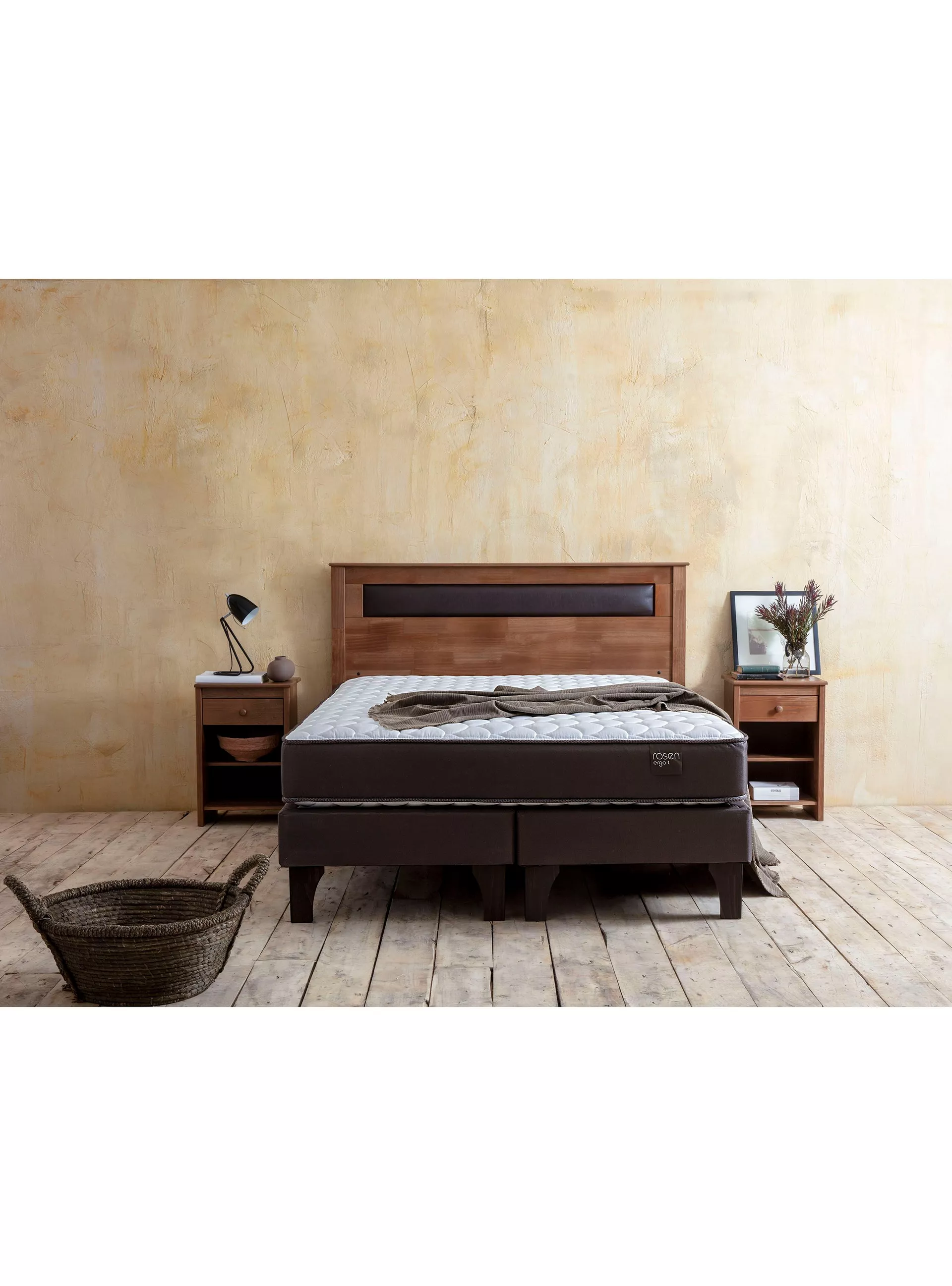 Cama Europea Ergo T 2 Plazas Base Dividida Ferrara