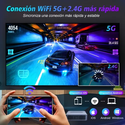 Proyector Profesional 8k Android Wifi Full Hd 1080p 18000 Lm