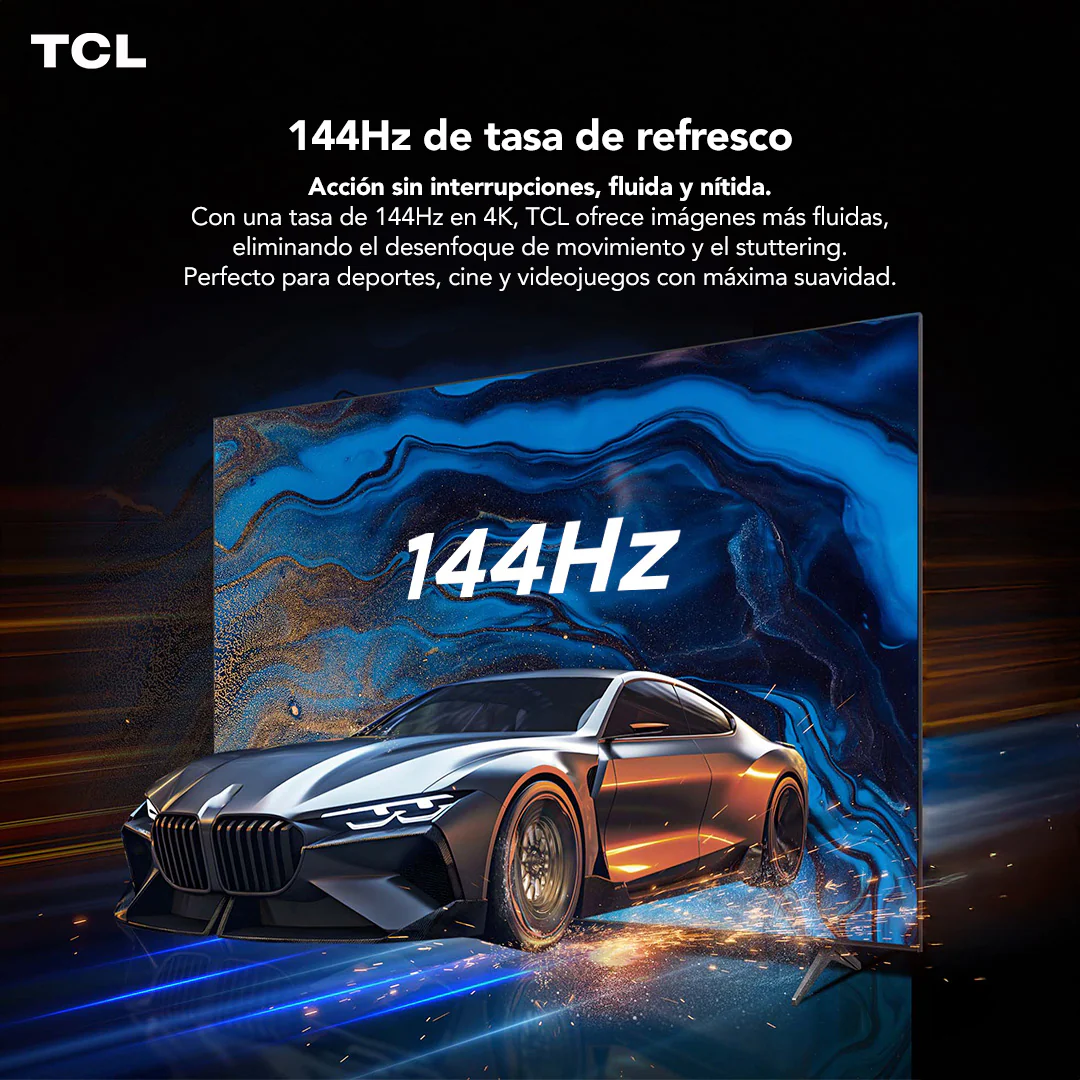 Smart TV 85" TCL 4K Mini LED 85C6K