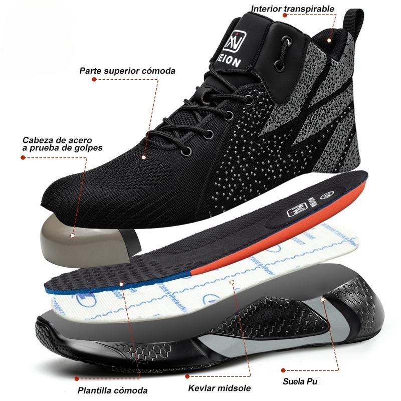 Bienvenidos a la tienda NIEION Perfil de la empresa: NIEION es una empresa internacional moderna dedicada a la investigación y desarrollo, diseño, producción y servicios de ventas de zapatos de seguro laboral.NIEION siempre sigue pautas de negocio basadas