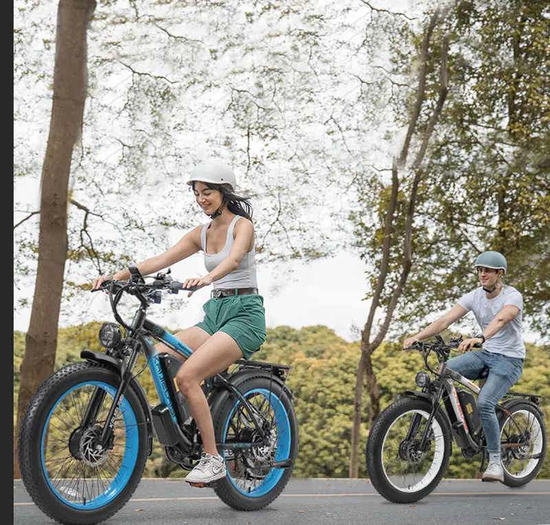 Bicicleta el&eacute;ctrica de monta&ntilde;a   48V 23ah 1104WH Bater&iacute;a   Motor Bicicleta el&eacute;ctrica de neum&aacute;ticos gruesos -   suspensi&oacute;n completa AWD E-Bike para adultos - Bater&iacute;a removible y rendimiento   detalles 6