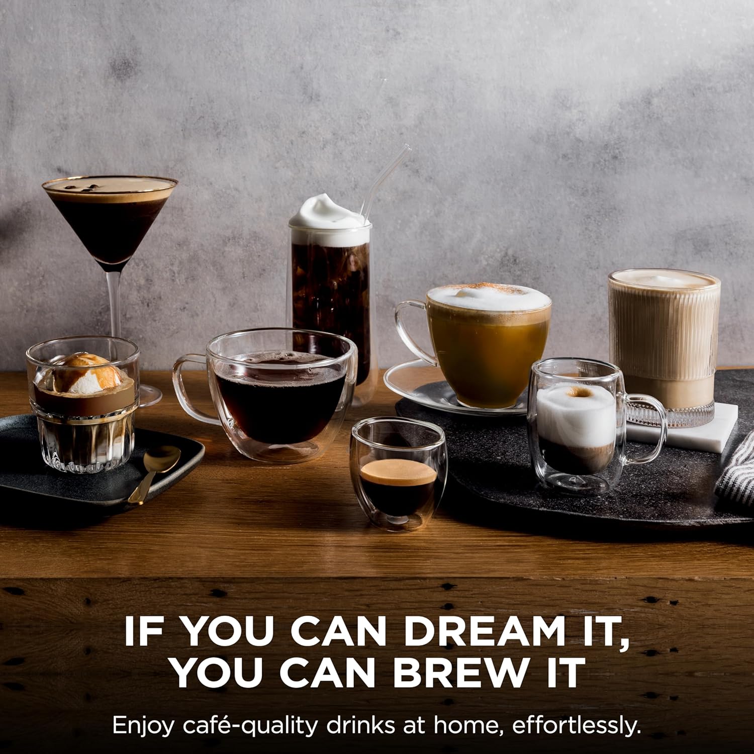 afetera Espresso, Serie Luxe Café Premier, Cafetera de Gotero y Preparación Rápida en Frío, Molinillo Integrado, Prensa Asistida, Espumador Manos Libres, Capuchinos y Lattes, ES601