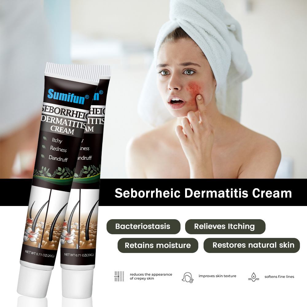 Crema para el cuidado del cuero cabelludo con piel seborreica, picazón y salud del cuero cabelludo.
