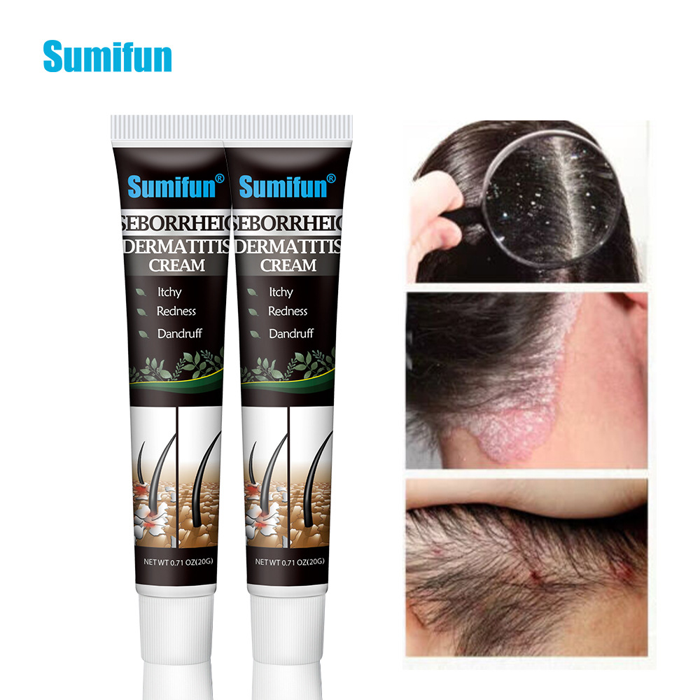 Crema para el cuidado del cuero cabelludo con piel seborreica, picazón y salud del cuero cabelludo.