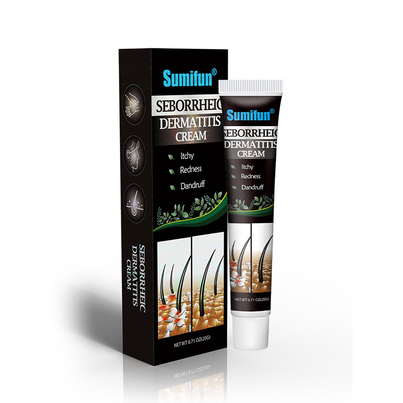 Crema para el cuidado del cuero cabelludo con piel seborreica, picazón y salud del cuero cabelludo.