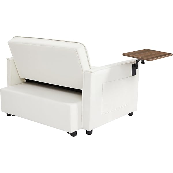 Sofá cama convertible multifuncional 3 en 1 tamaño Queen, cómodo sofá cama extraíble de terciopelo de 63,8"