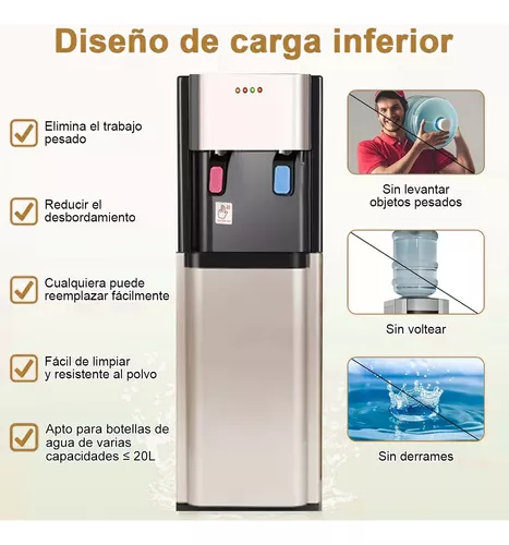 Dispensador eléctrico de agua fría y caliente botella de agua oculta-----Llave hexagonal en forma de copo de nieve