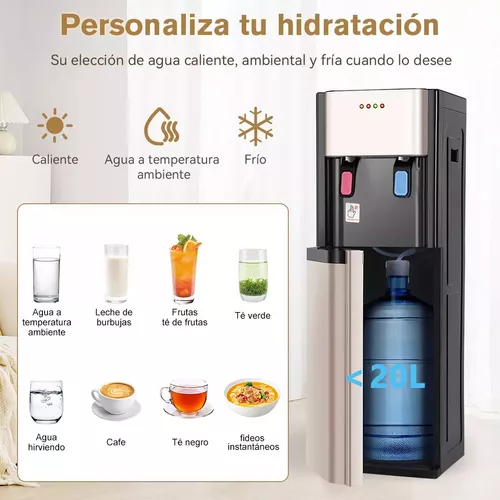 Dispensador eléctrico de agua fría y caliente botella de agua oculta-----Llave hexagonal en forma de copo de nieve