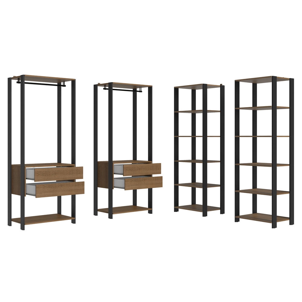 Ropero Closet Madesa Valencia 358cm MN 03