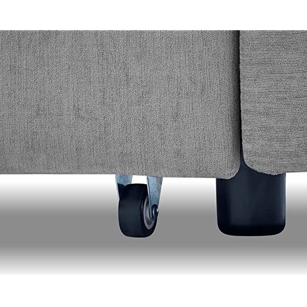 Sofá cama convertible multifuncional 3 en 1 tamaño Queen, cómodo sofá cama extraíble de terciopelo de 63,8"