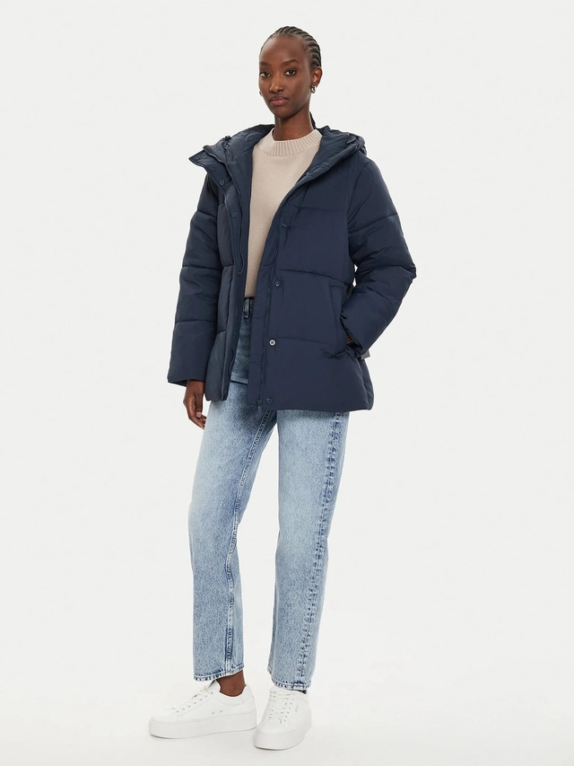 PARKA LOGO BELT PUFFER