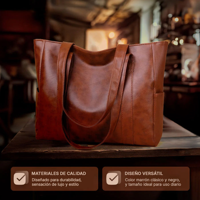 Marina™ | Bolso Clásico de Cuero Vegano – Elegancia Atemporal