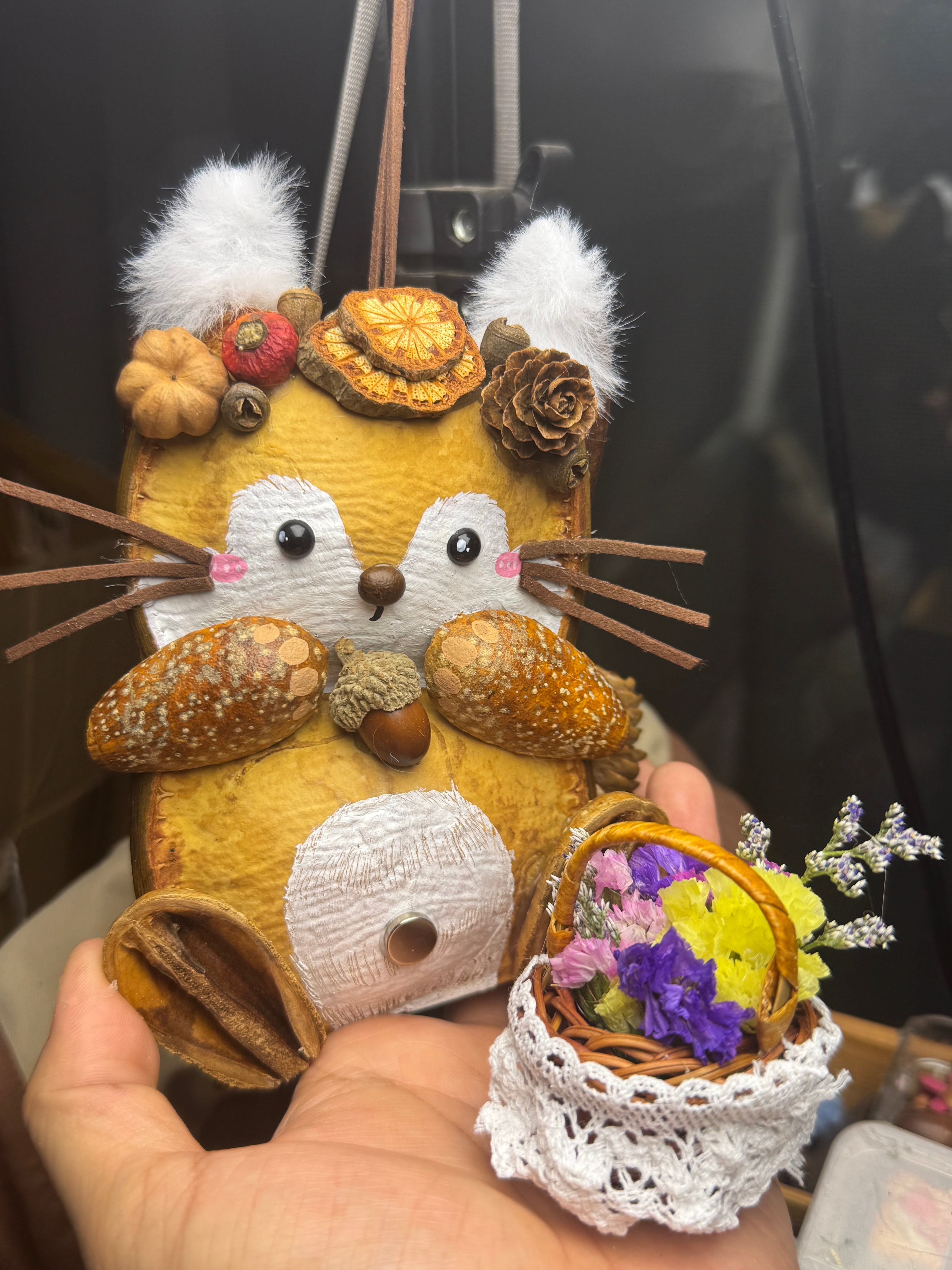 Basket Squirrel Doll – A Tiny Little Collector