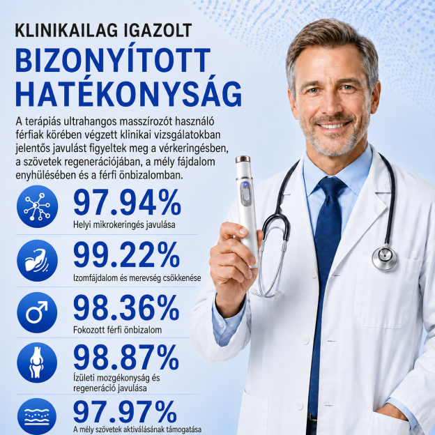 ⚡ A fejlett lökéshullám-terápia támogatja a férfiak szexuális egészségét 💪 és segít enyhíteni az izom-, ízületi és ínfájdalmat 🦵
