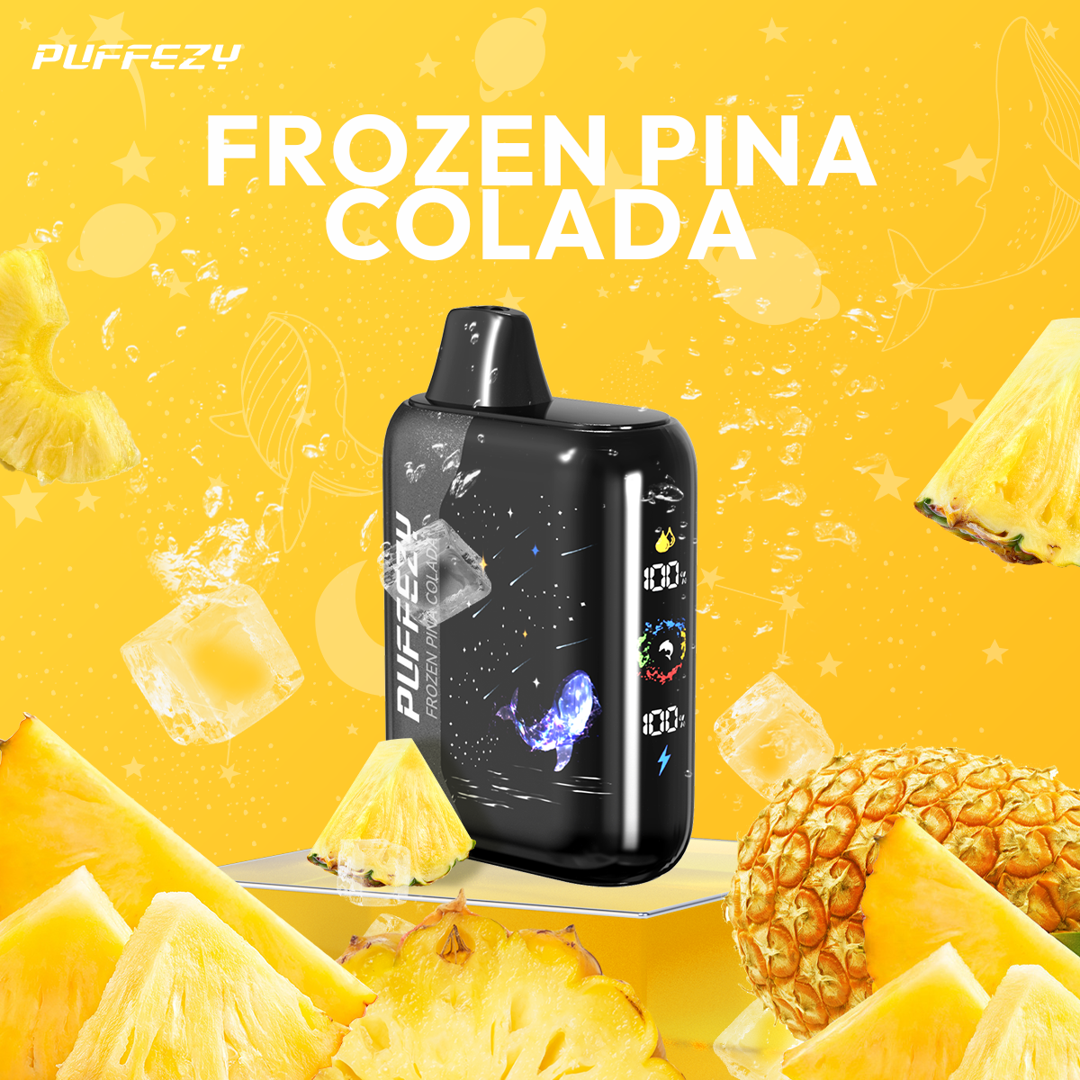 🔥PUFFEZY planet X 25000 PUFFS🎁（Gwieździste niebo w Twojej kieszeni! 🌟）