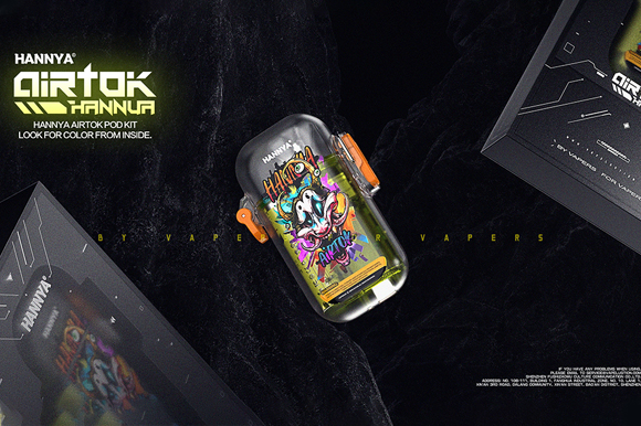 🔥 HANNYA AirTok – Erőteljes ízek, stílusos megjelenés minden slukkban!