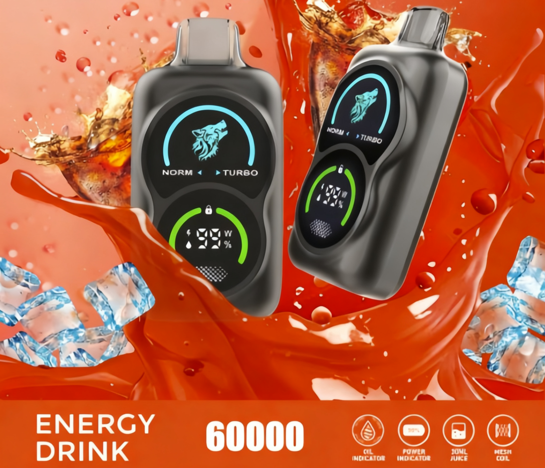 Bug 60000 – nagy teljesítményű vape, akár 60 000 slukkal