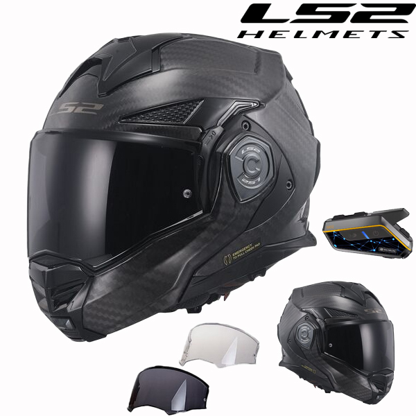 Capacete LS2 Capacete leve em fibra de carbono FF901 ADVANT X+/ECE 22.06-P/J