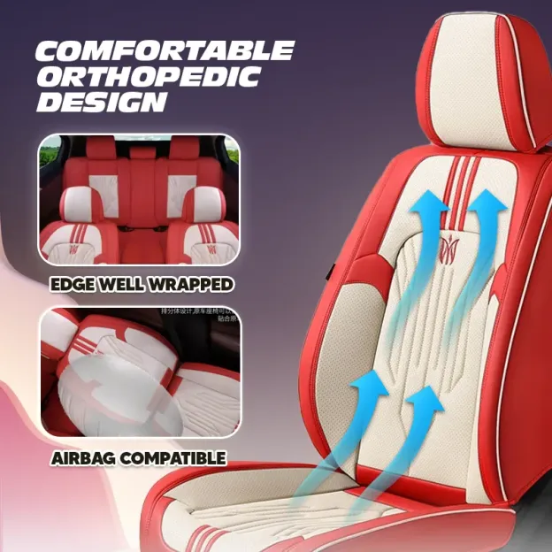 🚗 Dylan 2026 vízálló bőr autó- és terepjáró ülésvédő huzat, 95%-ban kompatibilis személyautókkal és SUV-okkal.