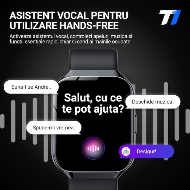 TechONE® VitaSense Pro Férfi Okosóra, 1.96 hüvelykes SUPER AMOLED, Fém, Intelligens, Fitnesz, Sport, HD Bluetooth Hívás, Multisport, Többpontos Pulzusmérés, SpO2, Vérnyomás, Oxigén, Alvás, Fém Tok, 2 Szíj, IP68, Android / iOS, Fekete