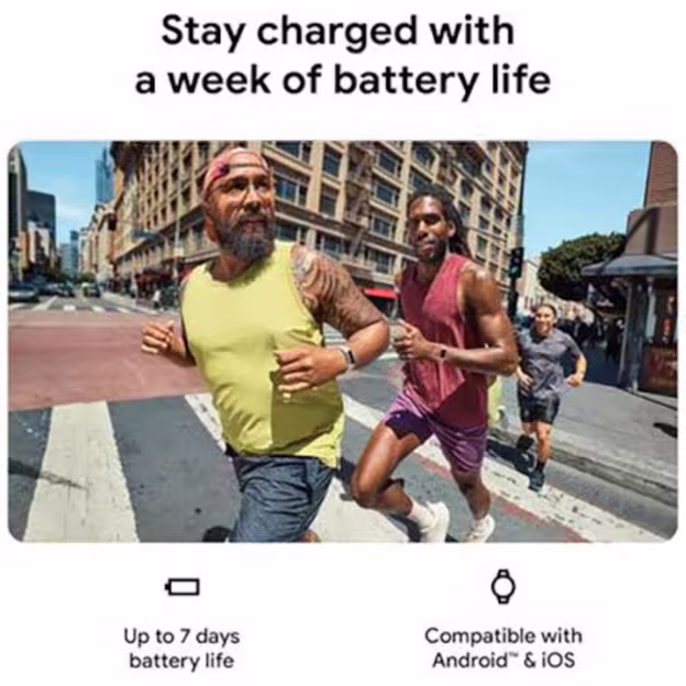 Fitness karkötő Fitbit Charge 6, GPS + GLONASS, Bluetooth, NFC, fekete