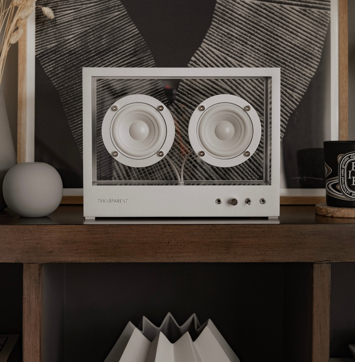 Small Transpthtarent Speaker - Metal