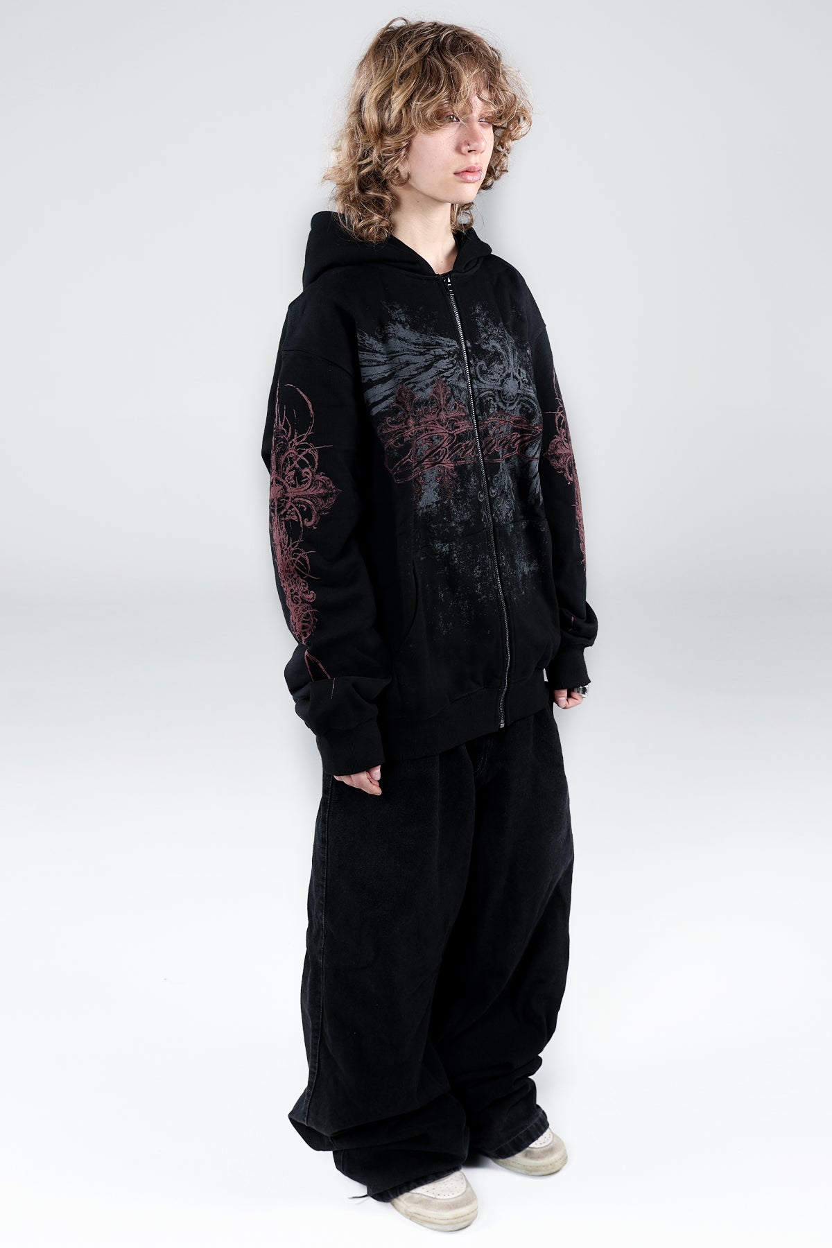 Vague Zip Hoodie