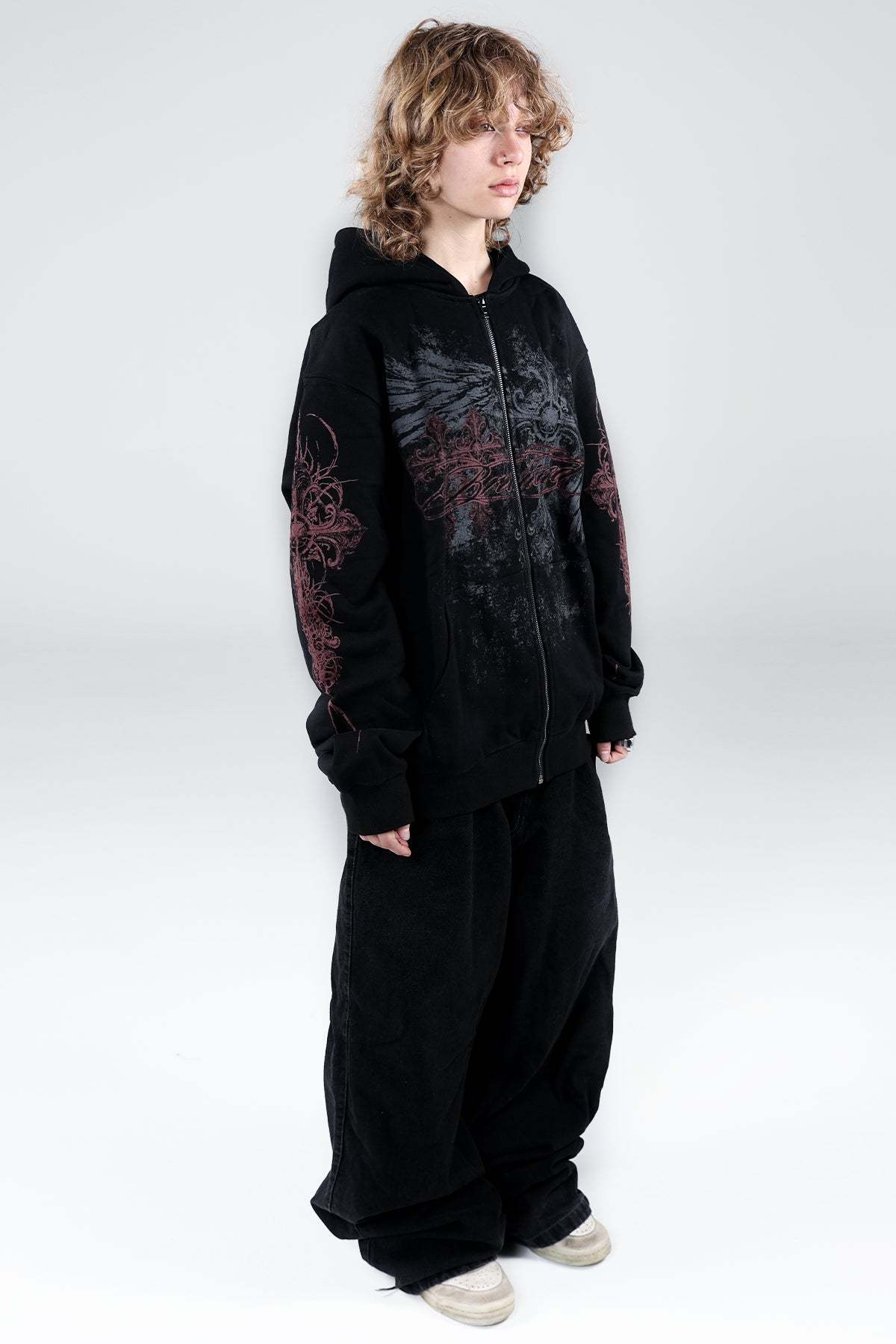 Vague Zip Hoodie