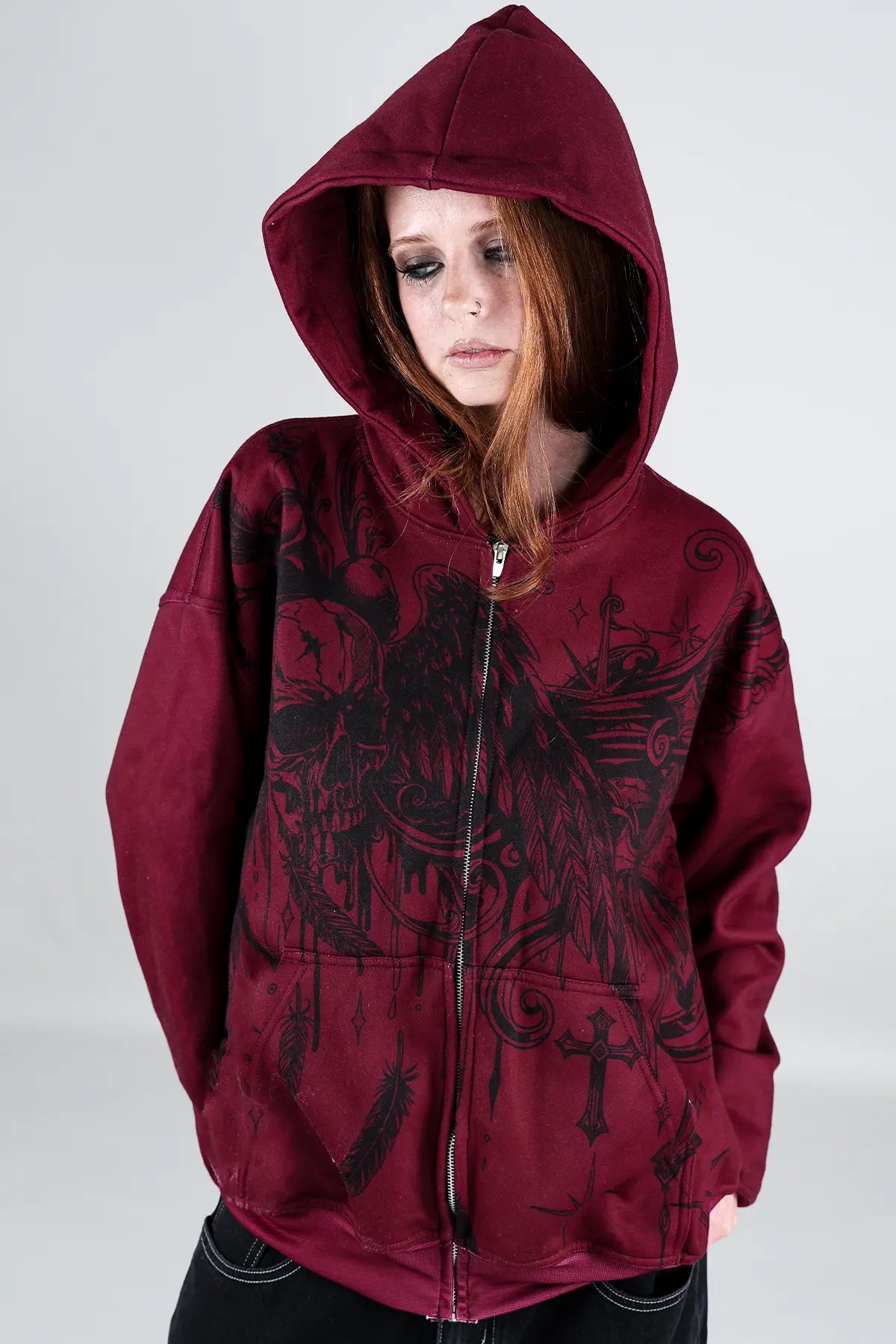 Slate Zip Hoodie