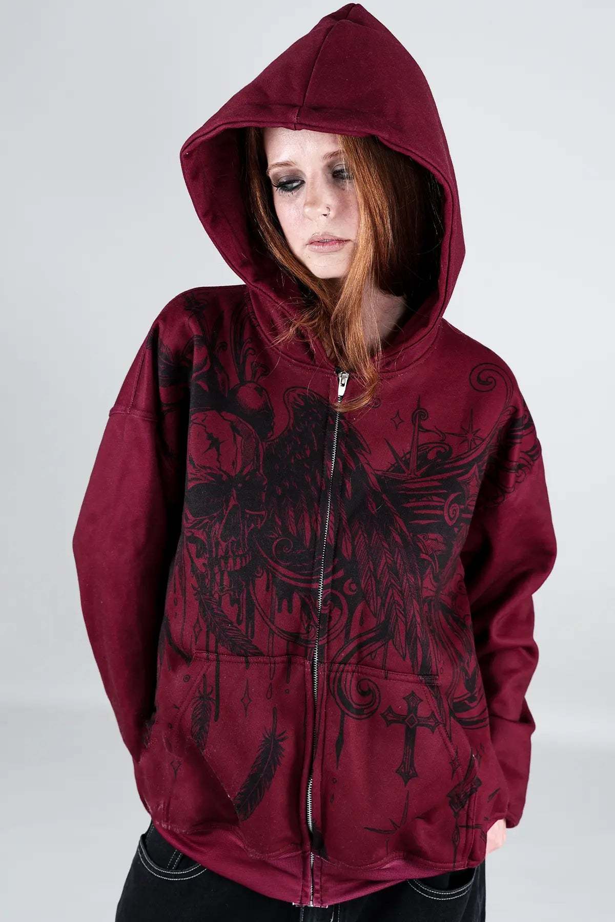 Slate Zip Hoodie