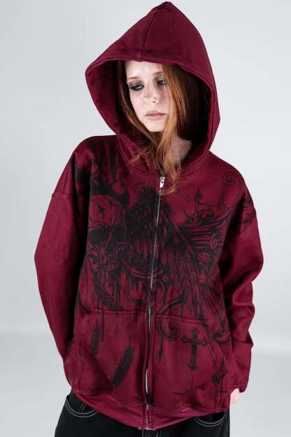 Slate Zip Hoodie