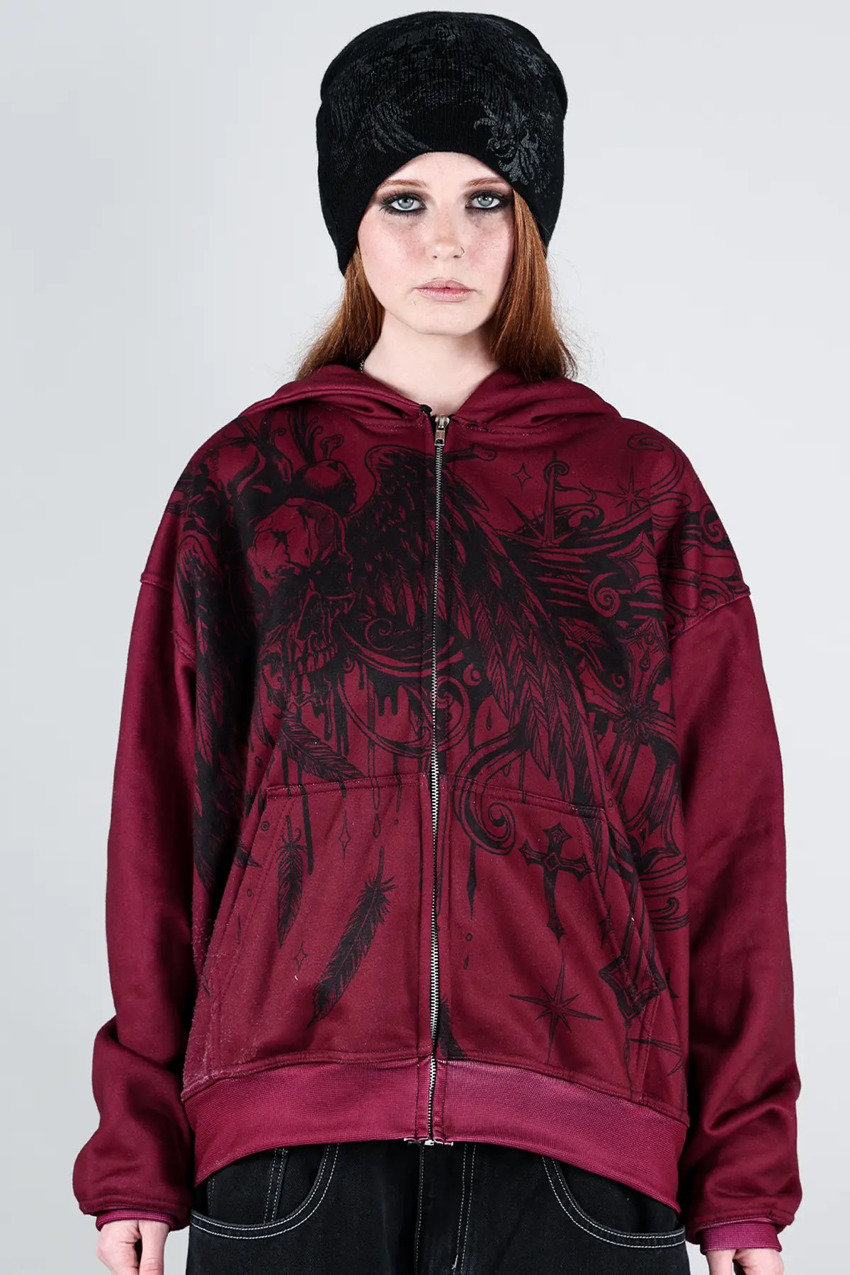 Slate Zip Hoodie