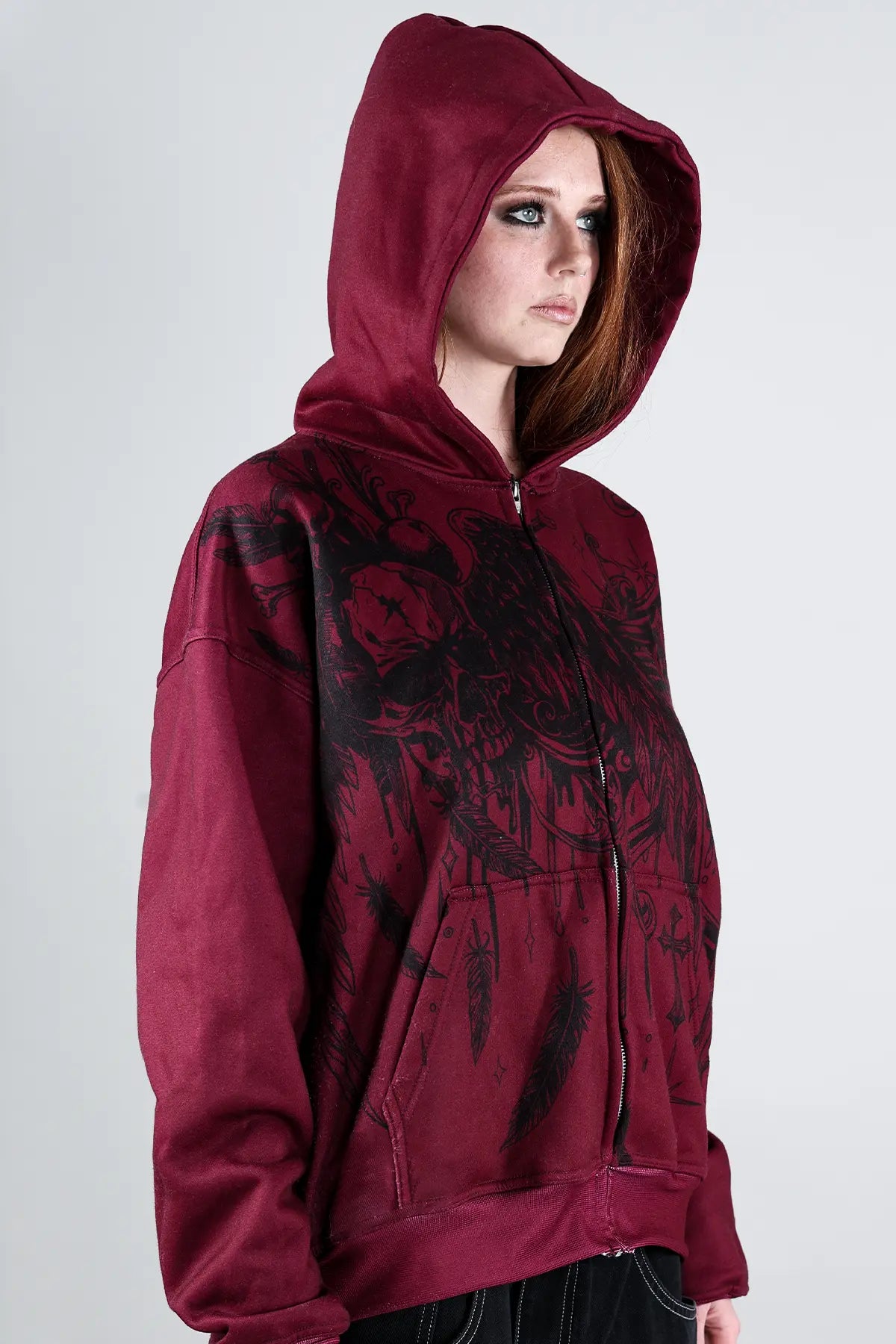 Slate Zip Hoodie