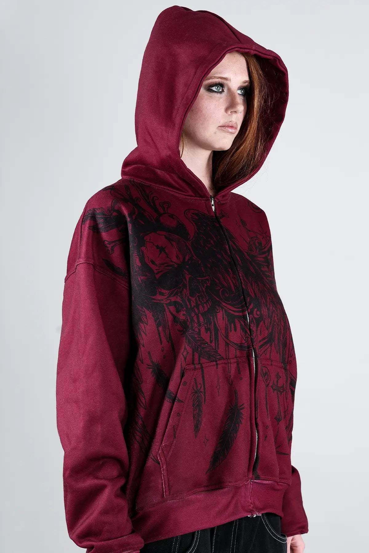 Slate Zip Hoodie