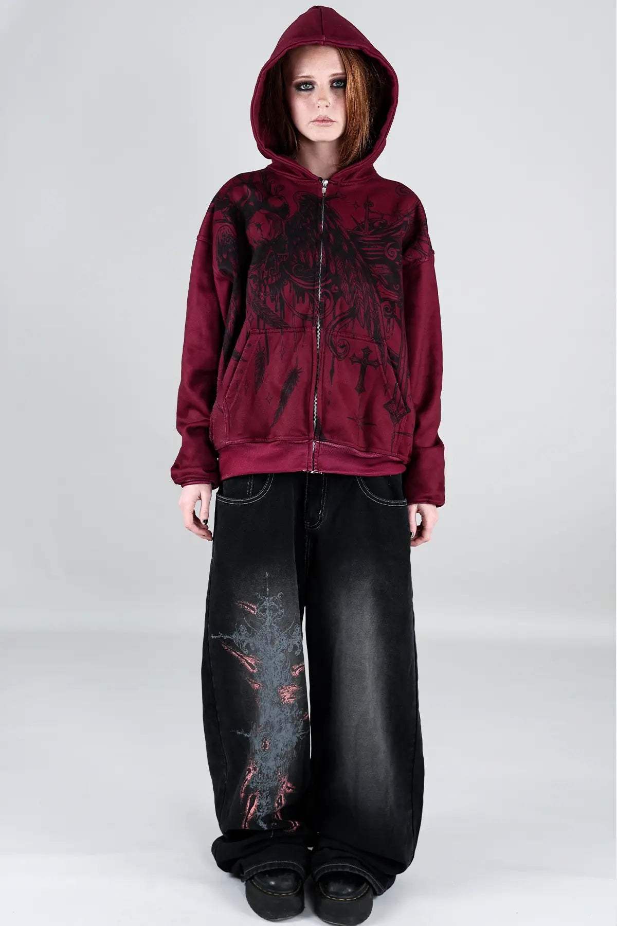 Slate Zip Hoodie