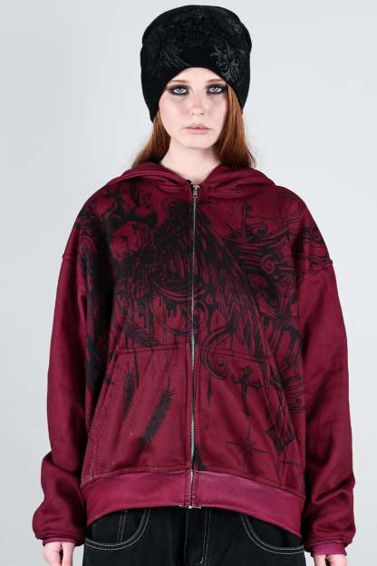 Slate Zip Hoodie