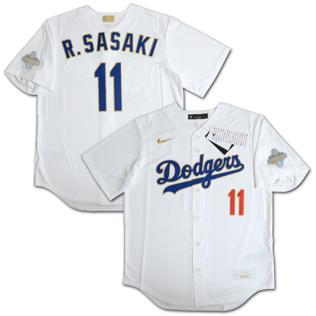 Los Angeles Dodgers Roki Sasaki 2026 Gold Collection Stadium Jersey