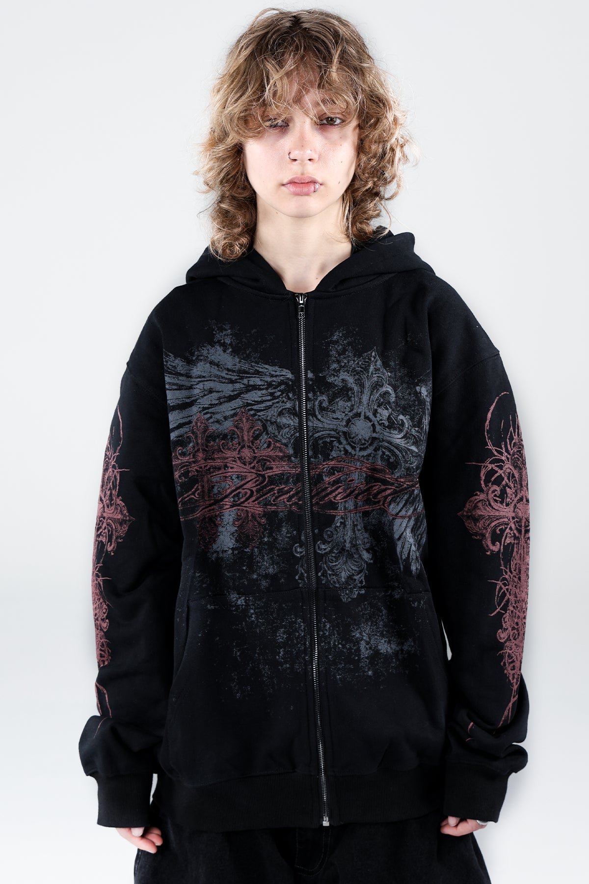 Vague Zip Hoodie