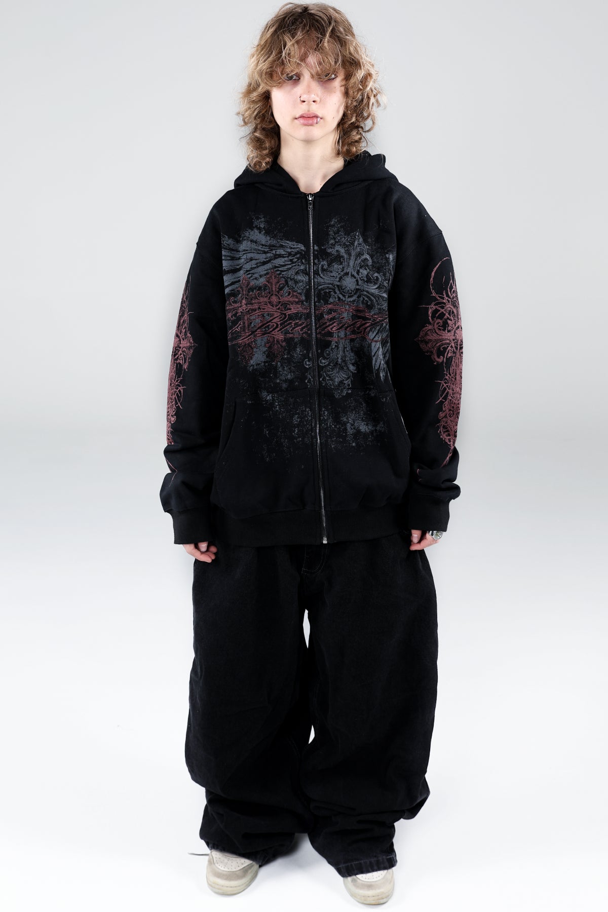 Vague Zip Hoodie