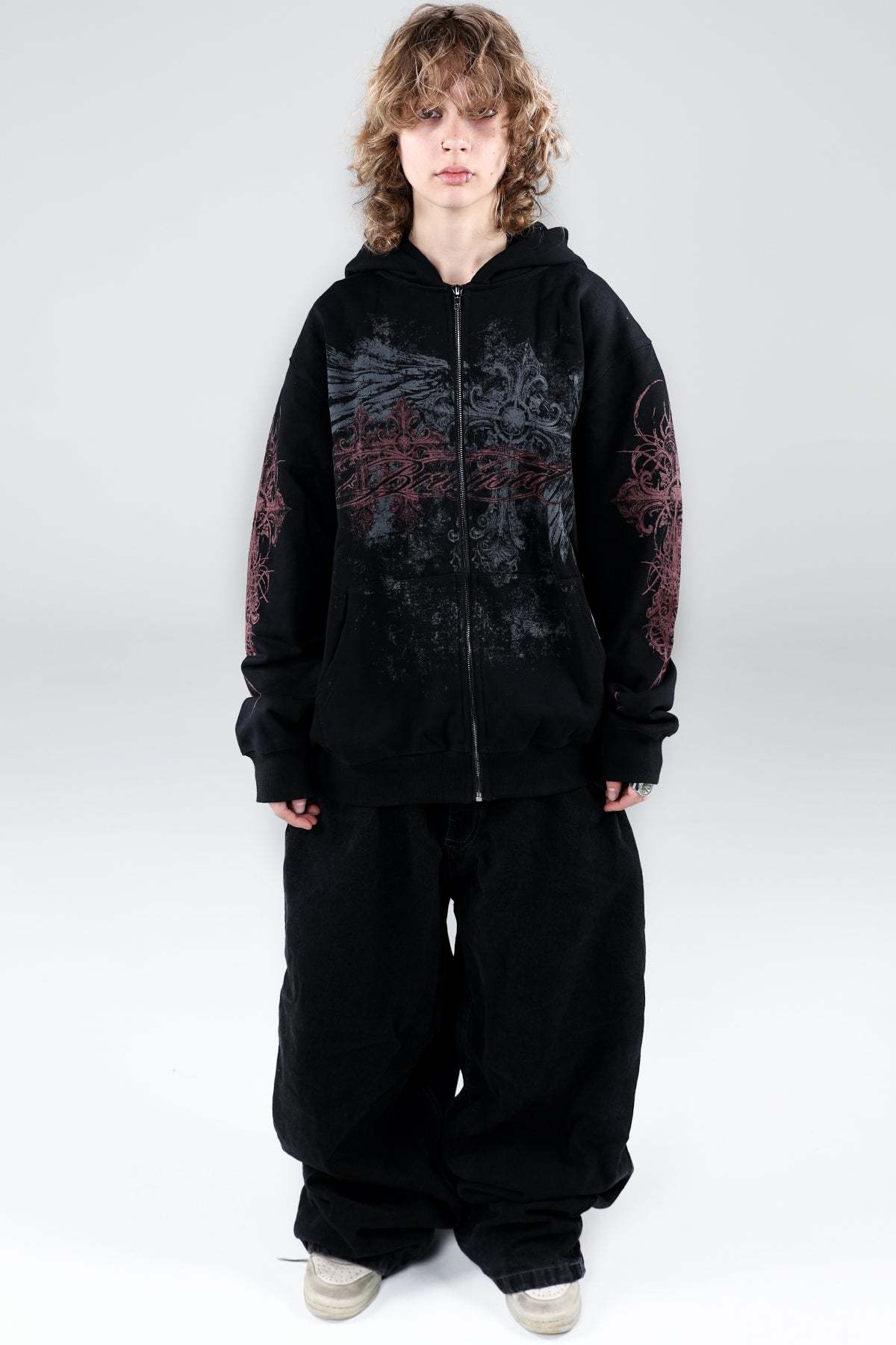 Vague Zip Hoodie